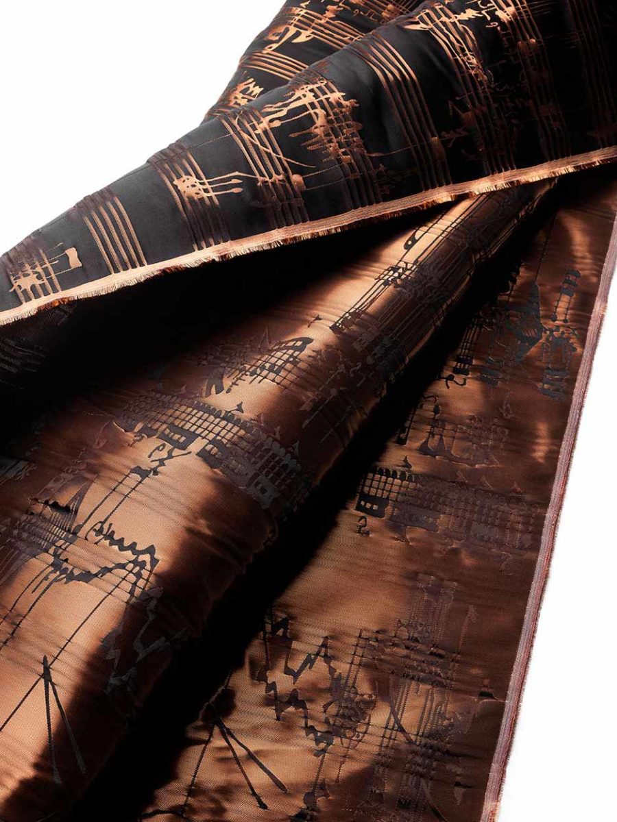 Spartito Copper Fabric Collection